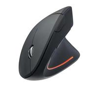 Ergonomic Wireless, Computer Input Device, Vertical Design, Rechargeable with Receiver, Home Agency Use, 12.3x7.5x6.2cm/4.84x2.95x2.44 Inches Black 1 Piece Lightweight
