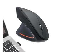 Ergonomic Wireless Mice, Computer Input Device, 4.84x2.95x2.44 Inches Vertical Rechargeable Receiver, Comfortable Tech Tool for Laptop Home Game Entertainment Study Business Trip and Work Efficiency