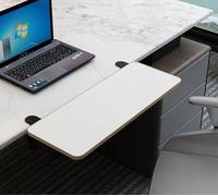 Ergonómica Bandeja Extensora De Escritori,Abrazadera Sin Perforaciones,Bandeja Plegable De Teclado,Estante Para Reposabrazos Para Montaje Mesa,Soporte Para Brazo Para Codo Computadora A,40×20cm