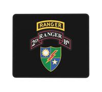 Ergonómico Alfombrilla de Ratón, Batallón Retro del 2.º Ejército de EE. UU., Multifuncional Alfombrilla Gaming, Tapete de Juego, 25X30cm, Gamers, Ordenador