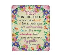 Ergonómico Alfombrilla de Ratón, Confía en el Señor con Todo tu corazón Alfombrilla Multifuncional Gaming Mouse Pad 25X30cm para Jugadore PC Laptop