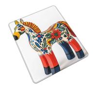 Ergonómico Alfombrilla de Ratón, Corredor Sueco Dala Caballo Folk, Portátil Alfombrilla Gaming, Gaming Mouse Pad, 25X30cm, Oficina, Jugadore, Ordenador