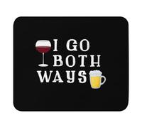 Ergonómico Alfombrilla de Ratón, Merlot de Malta y Cebada Dos Maneras de Beber Vino y Alcohol para los Amantes de Las Bebidas Alfombrilla Eco-Friendly Mouse Mat 25X30cm para Oficina