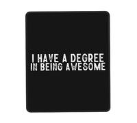 Ergonómico Alfombrilla de Ratón, Tengo un título en ser increíble Alfombrilla Eco-Friendly Mouse Mat 25X30cm para Oficina Ordenador Ratón
