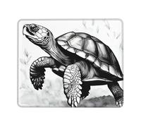 Ergonómico Alfombrilla de Ratón, Turtles Escribe Imprimir Alfombrilla Multifuncional Tapete de Juego 25X30cm para Jugadore Juegos Laptop