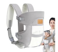 Ergónomico Para Pecho | Frontal Transpirable Con Soporte Cabeza Ajustable | Bandolera Horizontal Ligero y Ajustable para Festivales, Senderismo, Actividades al Aire Libre, Ciudad, Viajes, Parques Temá