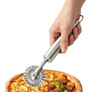 Ergonomische Griffe Teigräder - Rgonomischer Griff Edelstahl Gewellt - Teigversiegler Und Crackerschneider | Für Haushaltsküche Zum Pizza Nudeln Pasta Teiggebäck Cracker Schneiden Und Versiegeln