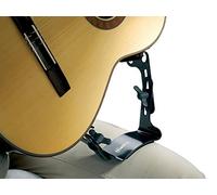 Ergoplay soporte para guitarra Michael Tröster zurdo - ayuda ergonómica para tocar guitarra clásica - regulable en altura e inclinación - para jugadores altos - negro