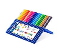 STAEDTLER ergosoft 157 Lápices de colores - 24 colores, triangular