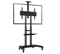 Ergosolid AVA1800B - Soporte móvil para televisor LCD, LED y televisores de 55 a 80 Pulgadas (35 a 20 cm), Color Negro