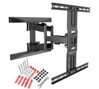 Ergosolid Soporte de Pared para TV orientable Resistente para Pantallas de 45 a 75 Pulgadas LED LCD con VESA máx. 600 x 400 mm, hasta 45,5 kg, Certificado TÜV GS, Negro