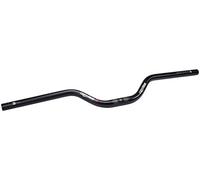 ERGOTEC Aluminio Manillar Riser Bar, Unisex Adulto, Negro, 700/25,4 mm