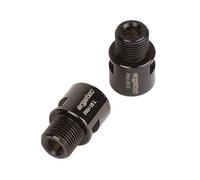 ergotec Extensión de Eje de Pedal Unisex para Adultos, Color Negro, Talla única