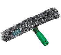 Unger ErgoTec BC350 - Lavadora eléctrica (35 cm de ancho, funda de microfibra 100% poliéster, mango de 2 componentes, funda con cierre de velcro para ventanas Streak), color negro