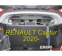 ERGOTECH Rejilla Separador protección para Renault Captur RDA65HBG-2HXXS, para Perros y Maletas. Segura, Confortable para tu Perro, Garantizada!