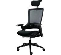 Ergotopia NextBack Silla Ergonómica de Escritorio y Oficina Con Respaldo Lumbar, Reposabrazos Ajustables y Reposacabezas - Para Ordenador, Gaming y Trabajo