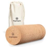 Ergotopia Rulo Pilates | Rulo Masaje Muscular de Corcho Ecológico Sostenible | Rodillo de Masaje de Material Natural para Automasaje | Rulo Gimnasia para un Entrenamiento Saludable de la Espalda