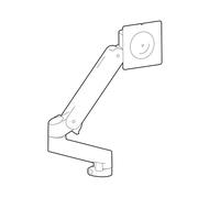 Ergotron Kit de expansión de brazo de monitor LX Pro – Fuerza constante, aluminio – Negro mate