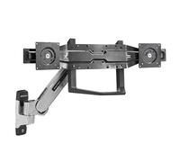 Ergotron Brazo de Monitor Dual con pivotes para Pantalla de hasta 24" - Negro