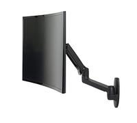 Ergotron Brazo para Monitor Individual LX, Soporte de Pared VESA para monitores de hasta 34 Pulgadas, de 7 a 25 Libras, Negro Mate