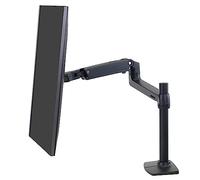 Ergotron Brazo para monitor LX con columna alta, soporte de mesa | Tamaño de la pantalla: 34" | negro mate