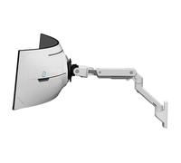 Ergotron Brazo para Monitor de Juegos HX VHD de Alta Resistencia, Soporte de Pared para Monitor Individual, para monitores curvados ultraanchos 1000R de hasta 57 Pulgadas, 13-17 kg, VESA 75 x 75 mm o