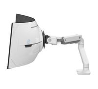 Ergotron - Brazo para monitor de juegos HX VHD de alta resistencia, soporte de escritorio para monitor individual - para monitores curvados ultra anchos 1000R de hasta 57 pulgadas, 13-17 kg, VESA 75 x