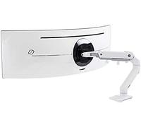 HX Desk Monitor Arm+HD Pivot White