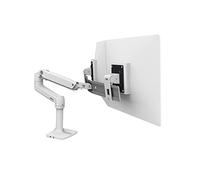 Ergotron Lx Dual Direct Monitor Arm In Wei? - Monitor Tischhalterung Mit Patentierter CF-Technologie F?r 2 Bildschirme Bis 68,60cm (27") , 33cm H?hen