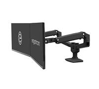 Ergotron Lx Dual Monitor Arm In Schwarz - Monitor Tischhalterung Mit Patentierter CF-Technologie F?r 2 Bildschirme Nebeneinander Bis 68,60cm (27") ,