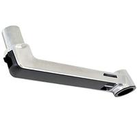 Ergotron lx extension - brazo para soportes de pared, plateado y negro