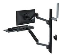 Ergotron Lx Pro Series 45-696-292 Supporti A Parete Per Tv 86,4 Cm [34] Nero (ergotron Lx Pro - Mounting Kit [2 Arms, 2 Extensions, Keyboard Tray, sl