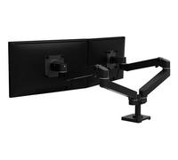 Ergotron Lx Pro Series 45-686-292 Supporti A Parete Per Tv 68,6 Cm [27] Scrivania Nero (dual Monitor Arm - For Screens Sized Up To 27 - Weight Capaci