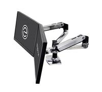 Ergotron LX Series Dual Side-by-Side Arm - Brazo para Monitor, Plateado