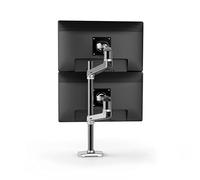 Ergotron LX Series LX Dual Stacking Arm Tall Pole 101,6 cm (40") Abrazadera Aluminio - Soporte para televisor (Abrazadera, 9,1 kg, 101,6 cm (40"), 75 x 75 mm, 100 x 100 mm, Aluminio)