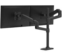 Ergotron lx series lx dual stacking arm, tall pole, matte black 101,6