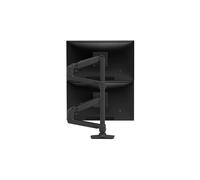 Ergotron - LX Series LX Dual Stacking Arm, Tall Pole, Matte Black 101,6 cm (40"") Negro Escritorio