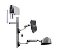 Ergotron LX Sistema de Montaje en Pared con Soporte CPU Medium - Plata