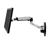 Ergotron LX Wall Mount - Soporte de pared para TV (diseño compacto, tecnología de elevación y giro Constant Force) negro