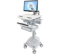 Ergotron styleview aluminio, gris, blanco panel plano carro multimedia