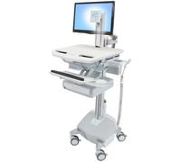 Ergotron styleview aluminio, gris, blanco panel plano carro multimedia