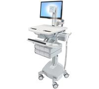 Ergotron styleview aluminio, gris, blanco panel plano carro multimedia