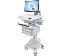 Ergotron styleview aluminio, gris, blanco panel plano carro multimedia