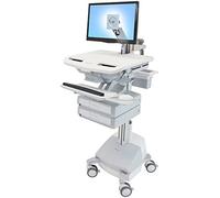 Ergotron styleview aluminio, gris, blanco panel plano carro multimedia