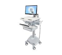 Ergotron StyleView Carro Multimedia con Brazo LCD, 1 Cajón, Capacidad 15 kg, 24", 75x75/100x100 VESA, SAU-EU
