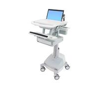 Ergotron StyleView Carro Multimedia para Portátil con Bandeja, Cierre y Sistema de Energía, para Pantallas hasta 43.9 cm (17.3"), Capacidad 9.1 kg, Ajuste de Altura 51 cm
