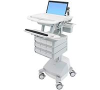 Ergotron styleview multimedia tarjeta aluminio, gris, blanco portátil