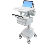 Ergotron styleview multimedia tarjeta aluminio, gris, blanco portátil