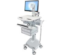 Ergotron styleview panel plano multimedia tarjeta aluminio, gris, blan