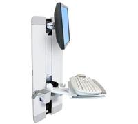 Ergotron styleview vertical lift, patient room 61 cm (24') blanco pare